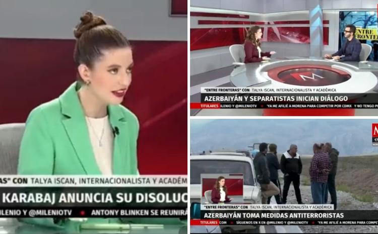 Meksika televiziyasında antiterror tədbirlərindən və Azərbaycana qarşı ikili standartlardan bəhs olunub 