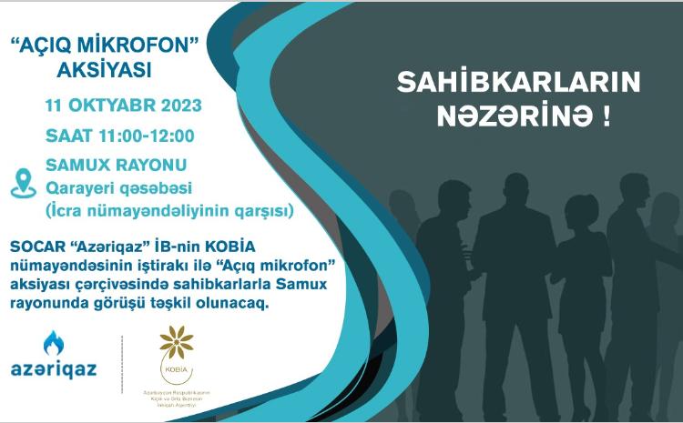Sahibkarlarla növbəti görüş Samux rayonunda keçiriləcək 