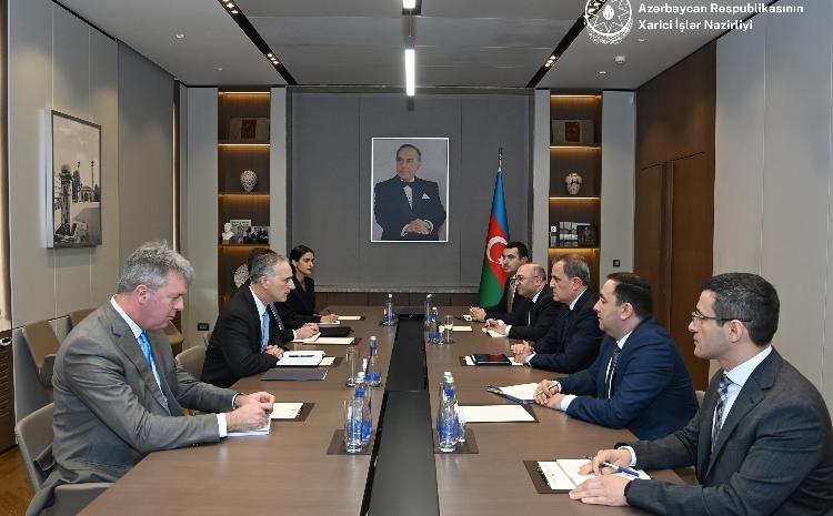 Ceyhun Bayramov ABŞ Dövlət Departamentinin nümayəndəsi ilə Azərbaycan-Ermənistan normallaşma prosesini müzakirə edib 