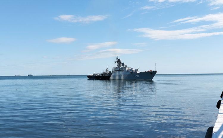 Rusiya Xəzər flotiliyasının hərbi gəmiləri Bakı limanını tərk edib 