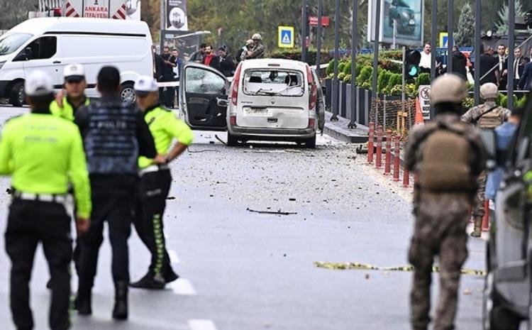 Türkiyə DİN-in Təhlükəsizlik Baş İdarəsinə terror hücumu olub, iki nəfər yaralanıb 