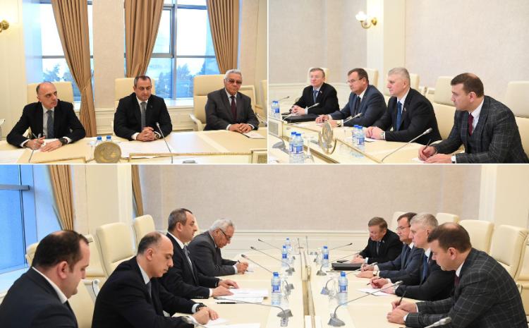 Adil Əliyev ölkəmizdə səfərdə olan Valeri Belski ilə görüşüb 