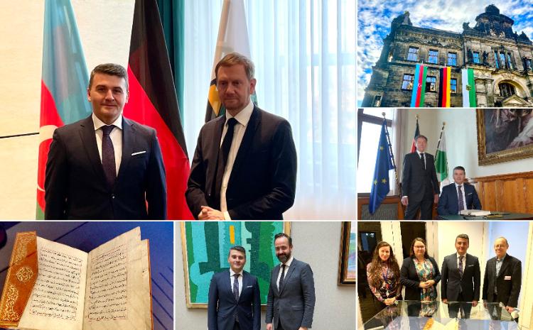 Azərbaycanın Almaniyadakı səfiri Zaksen əyalətinə səfər edib 