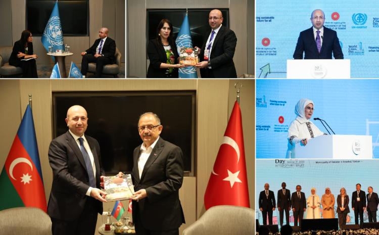 Azərbaycan nümayəndə heyəti Dünya Şəhərlər Günündə iştirak etdi 