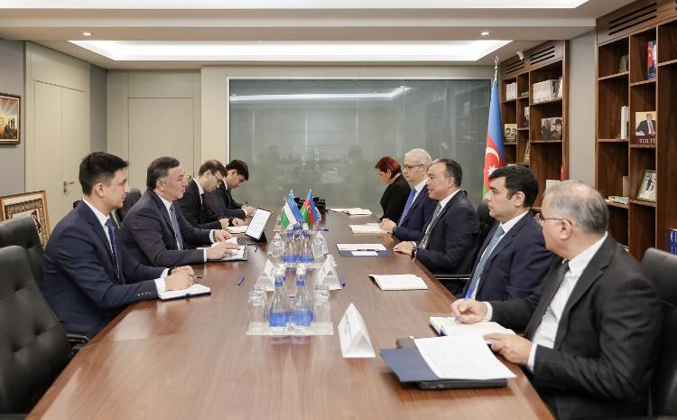 Özbəkistanın məşğulluq və yoxsulluğun azaldılması nazirinin başçılıq etdiyi nümayəndə heyəti ilə görüş olub 