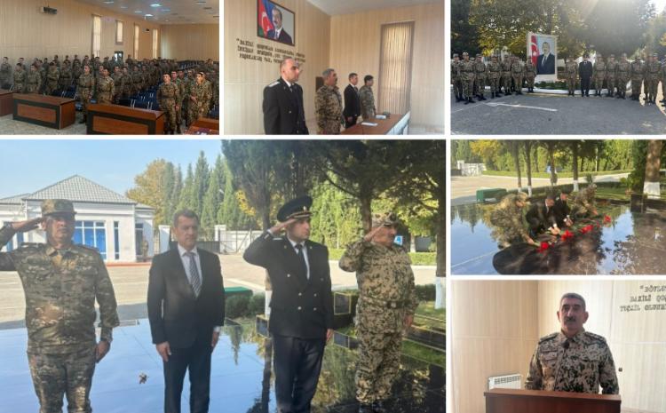 Daxili Qoşunlarının N saylı hərbi hissəsində Hərbi Prokurorluq tərəfindən hüquqi maarifləndirmə tədbiri keçirilib 