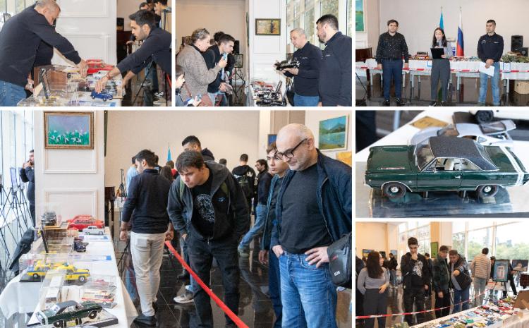 Русском Доме в Баку состоялась выставка  коллекции миниатюрных автомобилей и моделей 