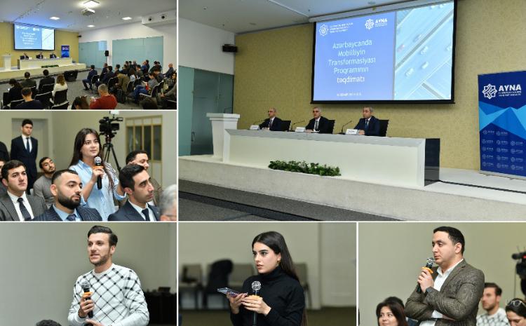 "Azərbaycanda mobilliyin transformasiyası proqramı"nın təqdimatı keçirilib 