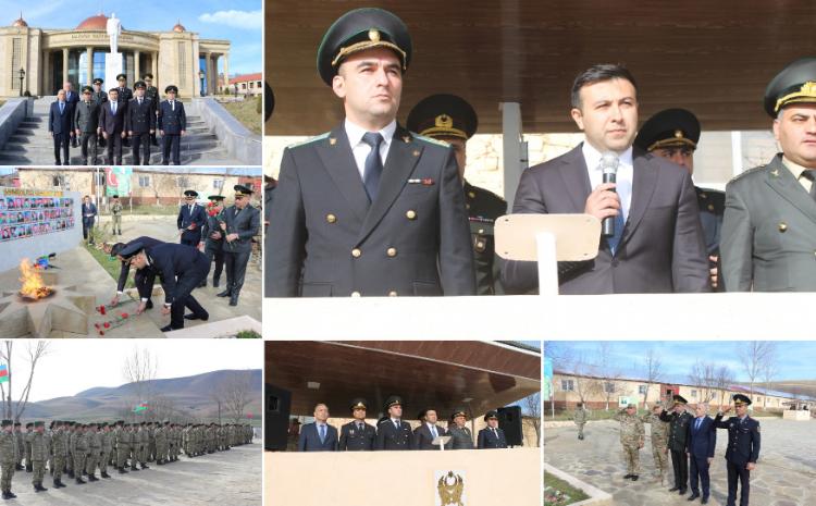 Hərbi Prokurorluq Ulu Öndərin 100 illik yubileyi ilə bağlı Gədəbəydə tədbir keçirib 