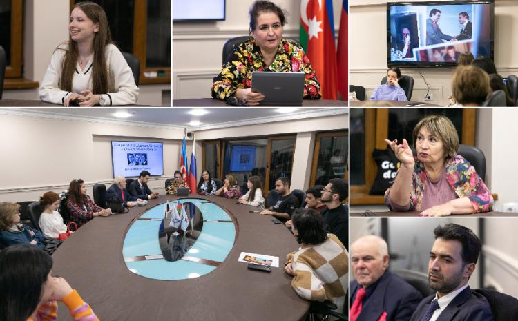 В Баку состоялась лекция о М.Магомаеве 