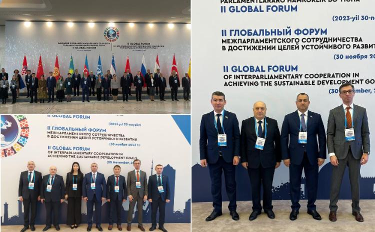 Vitse-spiker Adil Əliyev Özbəkistanda keçirilən forumda çıxış edib 