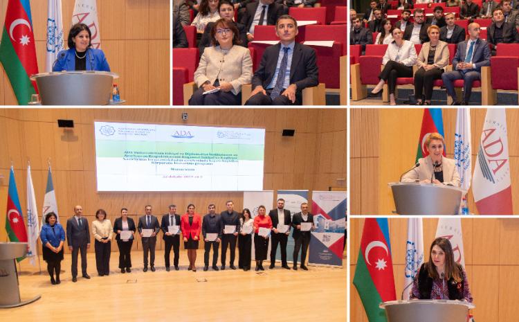 Rəqəmsal İnkişaf və Nəqliyyat Nazirliyinin mütəxəssisləri üçün keçirilən təlimlər başa çatıb 