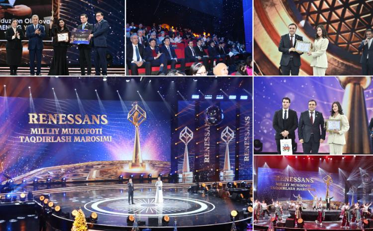В Узбекистане состоялась церемония вручения Национальной премии «Ренессанс» 