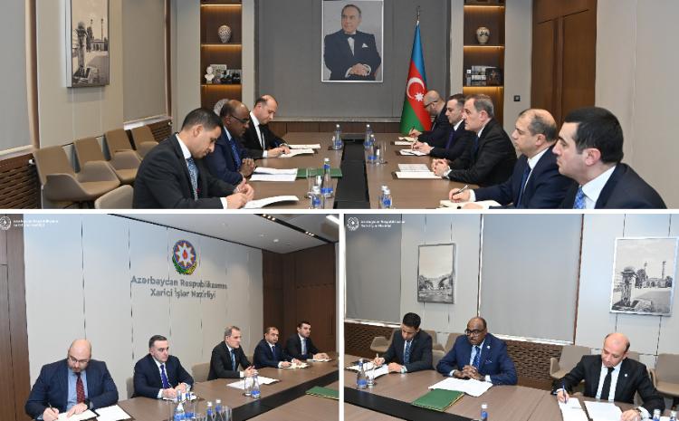 Ceyhun Bayramov İƏT Baş katibinin müavini ilə görüşüb 