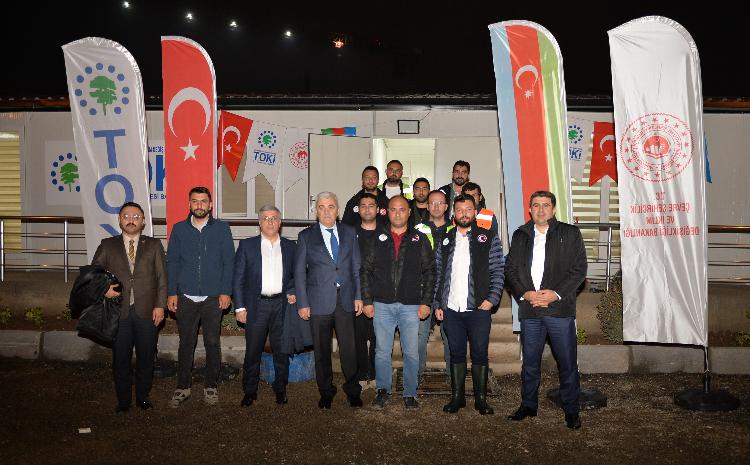 Komitənin nümayəndə heyəti Kahramanmaraşda salınan Azərbaycan məhəlləsində olub 