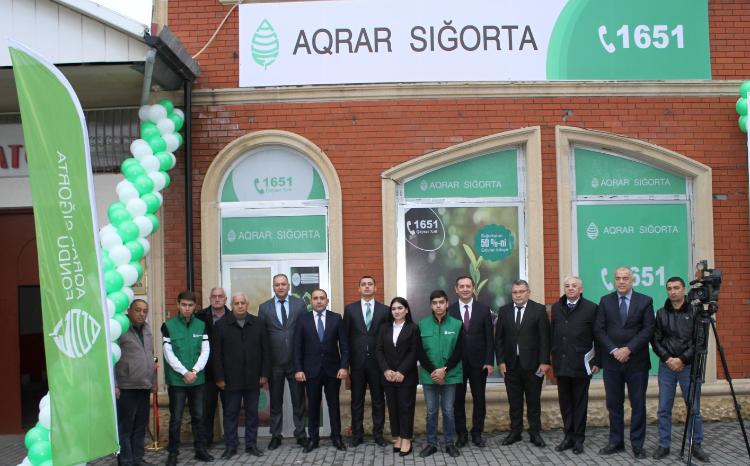 Aqrar Sığorta Fondunun Goranboy və Şəmkir filialları fəaliyyətə başlayıb 