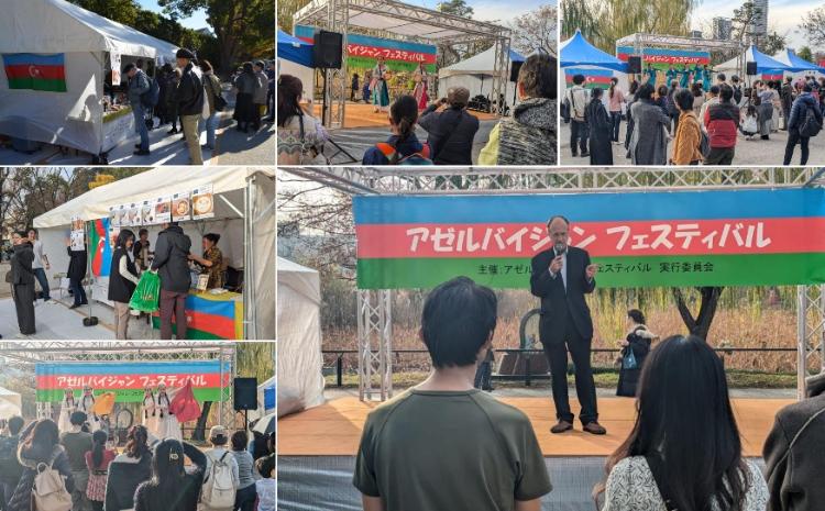 Tokionun Ueno parkında "Azərbaycan festivalı" təşkil edilib 