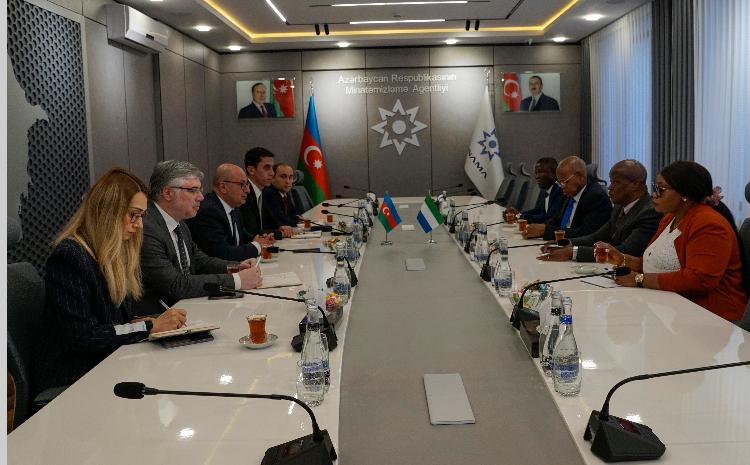 Syerra-Leone Respublikasının ölkəmizdəki səfiri ilə görüş 