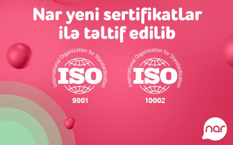 Nar received an international certificate for customer satisfaction 