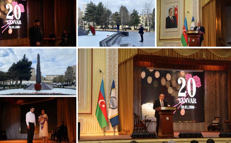 В БГУ почтили память шехидов 20 Января 