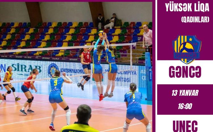 Qadın voleybolçular arasında Azərbaycan çempionatında növbəti oyun keçiriləcək 
