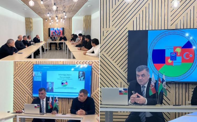 Soçi şəhərindəki Azərbaycan diasporu bir araya gəlib 