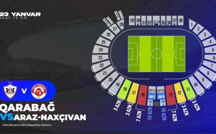 "Qarabağ"ın oyununun biletləri satışa çıxarılır 