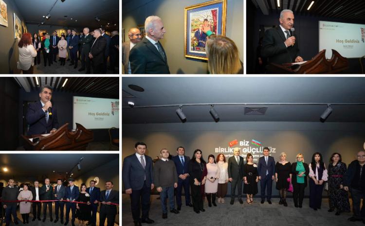 İstanbul şəhərində "Biz birlikdə güclüyük" adlı sərgi açılıb 