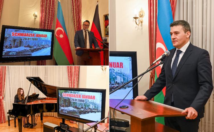 Berlində Qara Yanvar faciəsinə həsr olunmuş anım tədbiri keçirilib 