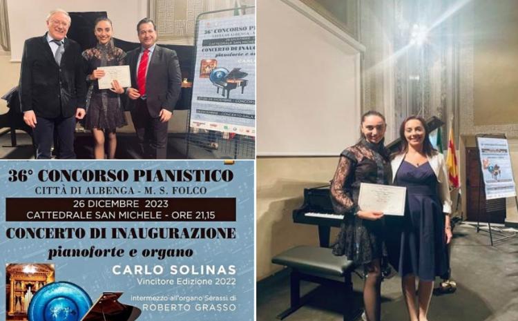 Azərbaycanlı pianoçu İtaliyada keçirilən beynəlxalq müsabiqədə uğur qazanıb 