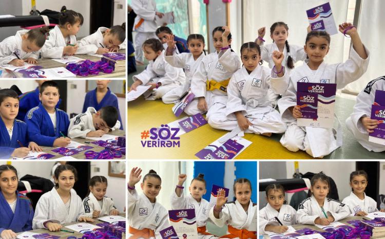 "Söz verirəm" kampaniyası  "Kodokan Bakı" Cüdo Klubunda 