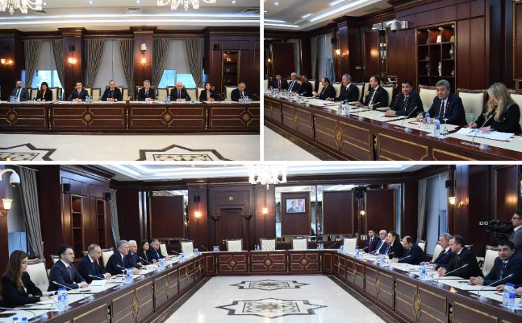 Milli Məclisin Müdafiə, təhlükəsizlik komitəsi üzvlərinin TBMM-in nümayəndə heyəti ilə görüşü keçirilib 