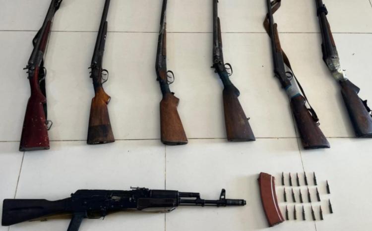 DİN: Bir həftədə vətəndaşlardan 100 tüfəng, 16 avtomat götürülüb 