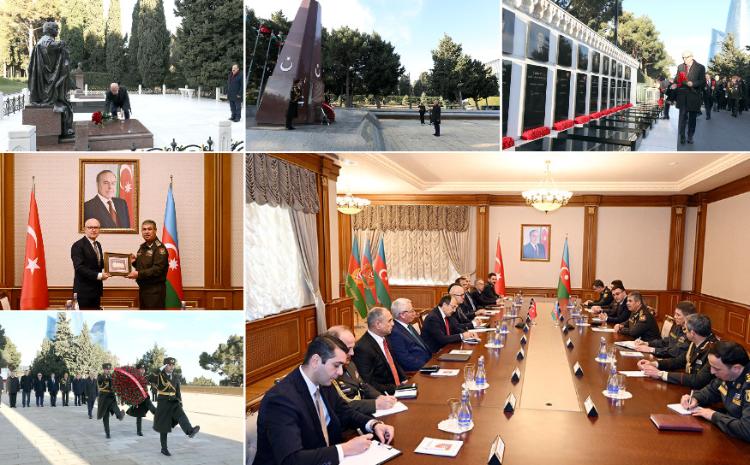 Azərbaycan və Türkiyə arasında hərbi əməkdaşlıq məsələləri müzakirə edilib - VİDEO
