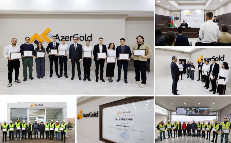 Награждены победители очередных стипендиальных программ ЗАО «AzerGold» 