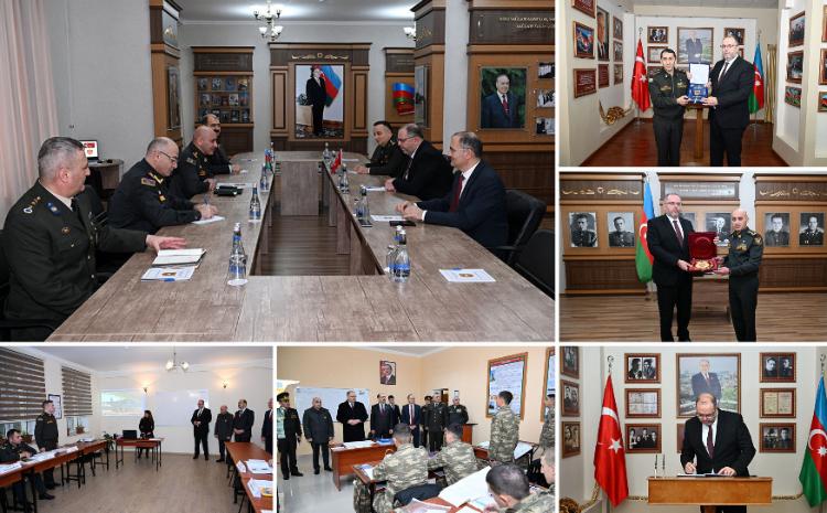 Milli Müdafiə Universitetində Türkiyə nümayəndə heyəti ilə görüş keçirilib 