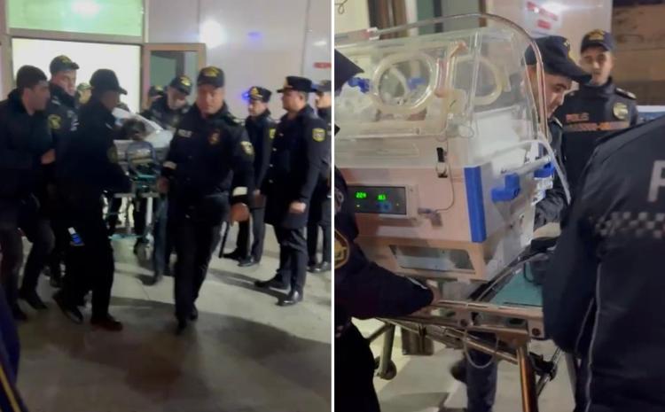 DİN Perinatal Mərkəzdəki yanğınla bağlı məlumat yayıb 