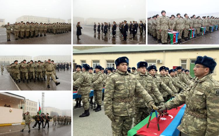 Military Oath-taking ceremonies were held in the Azerbaijan Army - VIDEO