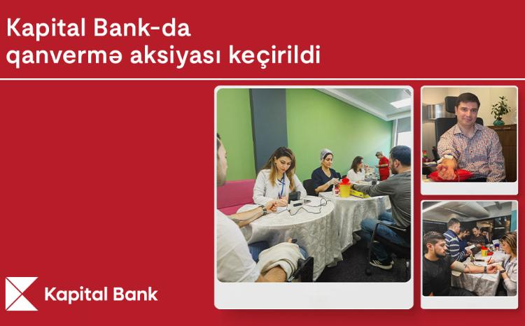 Life-saving blood donation campaign by Kapital Bank 