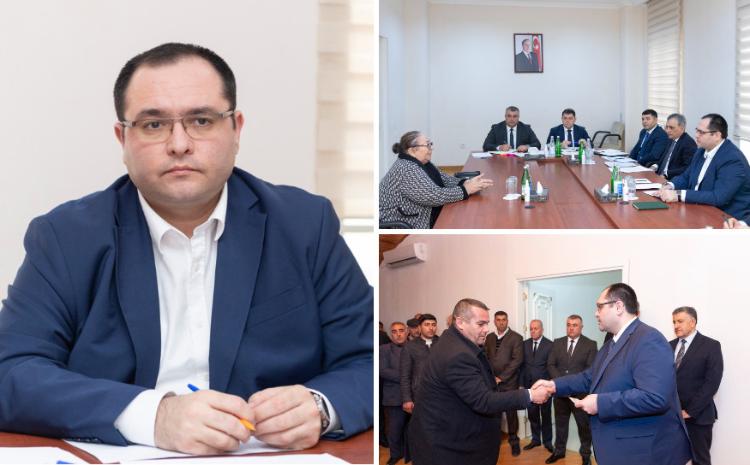 Nazir Məcnun Məmmədov Bərdədə vətəndaşları qəbul edib, fermerlərlə görüşüb 