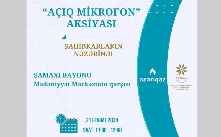 Sahibkarlarla növbəti görüş Şamaxı rayonunda keçiriləcək 