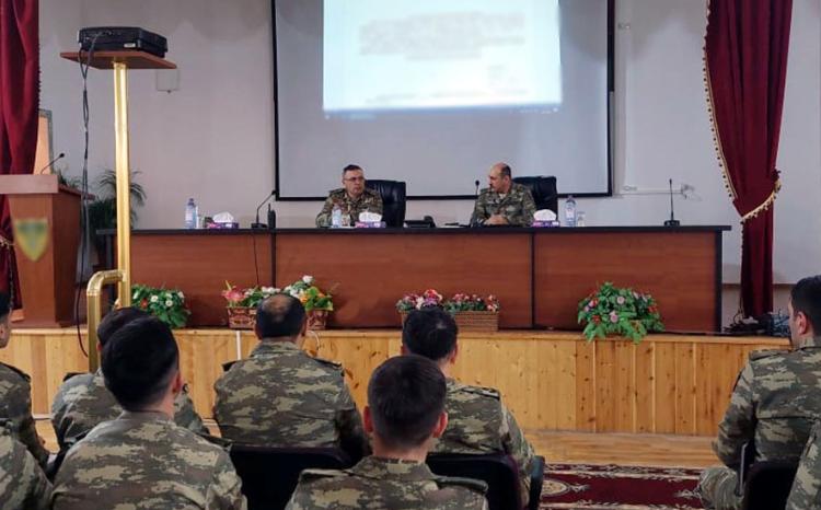 Training-methodical sessions held with officers and psychologists on ideological work and moral-psychological support 