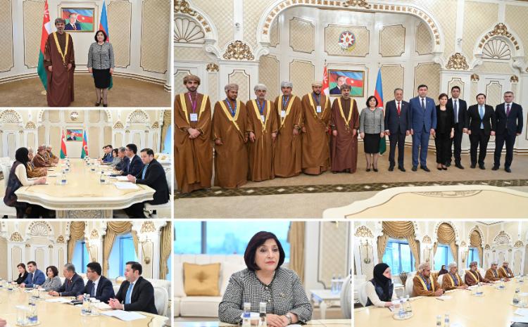 Сагибы Гафаровой с председателем Совета Шуры Султаната Оман 