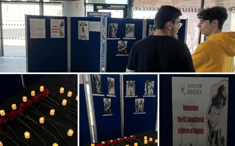 Şotlandiyanın Aberdin Universitetində Xocalı soyqırımı ilə bağlı məlumatlandırma aksiyası keçirilib 