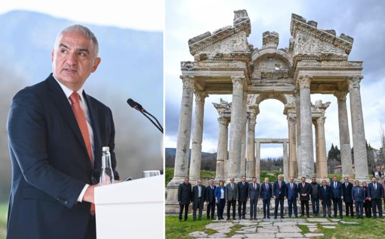 Nazir Mehmet Nuri Ersoy qədim Afrodisiası tanıtdı 