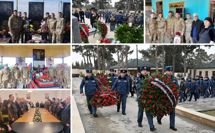 Şəhidlərin xatirəsinə həsr olunan anım mərasimləri keçirilib 