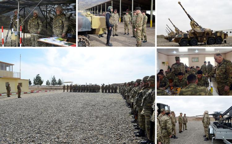 The Chief of the General Staff of the Azerbaijan Army visited several military units stationed in the Karabakh region - VIDEO