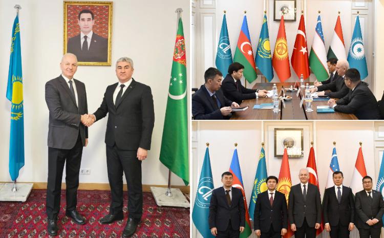 Akademik Şahin Mustafayev Türkmənistanın və Qırğızıstanın Qazaxıstandakı səfirləri ilə görüşüb 