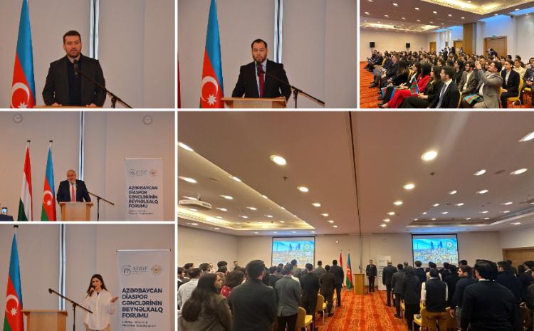 Budapeştdə Azərbaycan Diaspor Gənclərinin Beynəlxalq Forumu keçirilib 