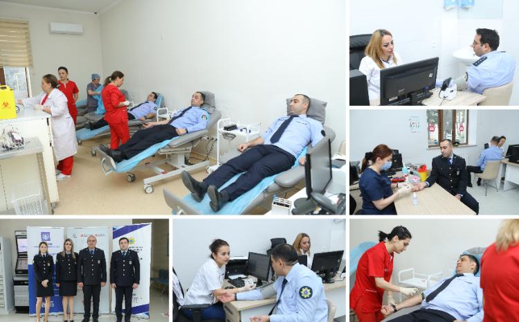 Gömrük əməkdaşları könüllü qanvermə aksiyasında iştirak ediblər 